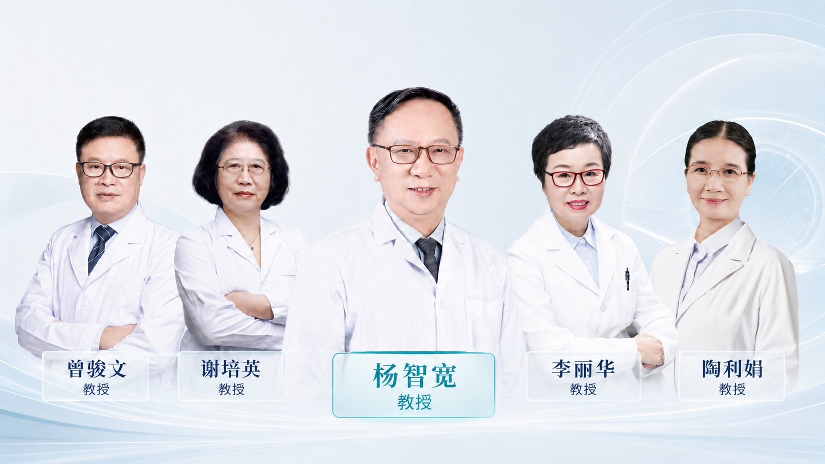 优然眼科专业医师团队合影